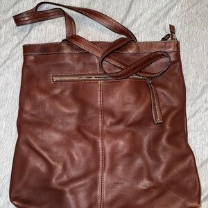 B Makowsky Brown Leather Bag